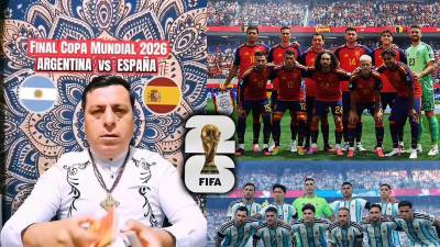 España y Argentina se juegan el título del Mundial 2026 por lo que la expectativa de los hinchas es muy grande. Es por ello que las predicciones se pusieron calientes y un famoso vidente hizo un sorprendente vaticinio para la final. ¿Quién será el campeón?