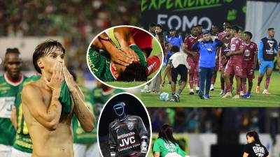 Las imágenes del partido de ida de la Final del Torneo Clausura 2026 que terminó con un emocionante empate 1-1 entre Marathón y Motagua.
