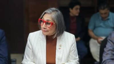 Maribel Espinoza, precandidata a la presidencia de Honduras por el Partido Liberal.