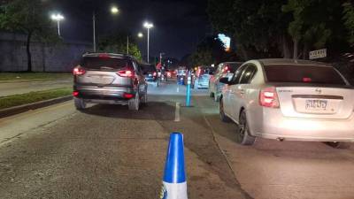 Los operativos policiales se ejecutan en diferentes sectores de San Pedro Sula.