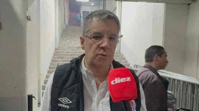 Rafael Villeda valoró el triunfo de Olimpia ante Motagua en el Estadio Nacional por las triangulares.