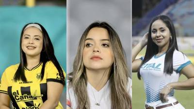El primer partido de la triangular Real España vs Olimpia es adornado por hermosas chicas que robaron miradas en el estadio Morazán.