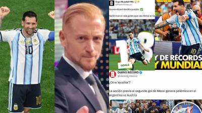 La prensa mundial se rundió a Leo Messi tras su actuación con Argentina marcando un doblete ante Austria para convertirse en máximo goleador en la historia de los Mundiales.