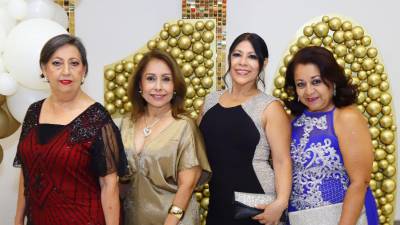 Rosa María Cubero, Madelin Flores, Consuelo Brizuela y Alicia Brevé