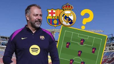 El Barcelona disputa este domingo el Clásico en el Camp Nou, donde espera dar el golpe definitivo al Real Madrid y conquistar el título de la Liga Española 2025-2026. Flick apostará por un once muy competitivo y con sorpresas.