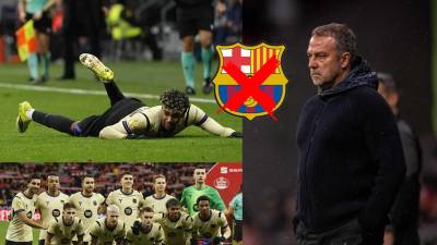 El Barcelona cayó estrepitosamente por 4-0 contra Atlético de Madrid en la ida de las semifinales de la Copa del Rey y señalan a los culpables de la debacle azulgrana. ¿Lamine Yamal? ¿Joan García? o ¿Hansi Flick?