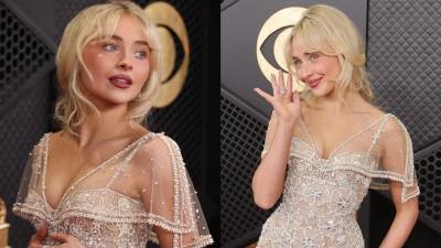 ¡Atención, novias! La cantante Sabrina Carpenter ofrece una inspiración nupcial en los premios Grammy 2026.