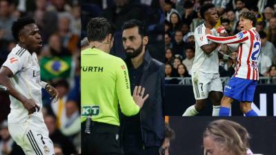 Las imágenes más curiosas que dejó un polémico derbi entre Real Madrid y Atlético de Madrid en el estadio Santiago Bernabéu.
