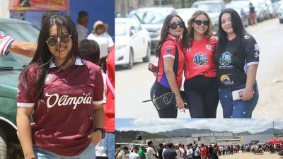 Así es el tremendo ambiente que se vive en el estadio Marcelo Tinoco de Danlí con el partido Estrella Roja vs Olimpia por la Liga Nacional de Honduras.
