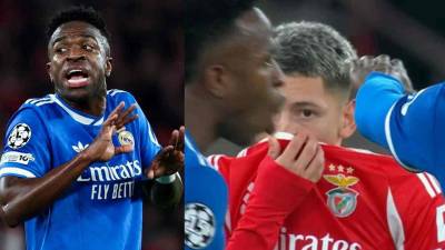 El duelo entre el Benfica y el Real Madrid dejó un picante episodio en el terreno de juego. Los protagonistas de la noche: Vinicius y Gianluca Prestianni, que desataron el escándalo en la Champions.