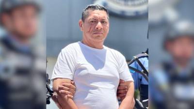 Momentos de la detención de Juan Carlos Mendoza Palma, de 47 años, originario de Guajiquiro, La Paz.