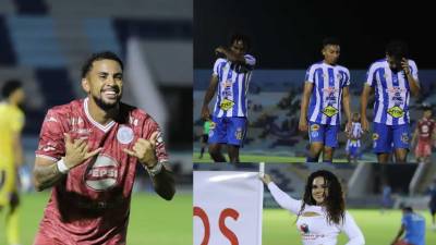 Las imágenes del triunfo de Motagua (2-3) contra el Victoria en partido reprogramado de la jornada 15 del Torneo Clausura 2026 de la Liga Nacional de Honduras.