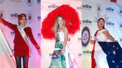 Buen ambiente, abundancia de belleza y talento universitario se presenció en la elección de la Señorita Aniversario de la Universidad Pedagógica Nacional Francisco Morazán de San Pedro Sula (UPNFM-SPS), donde 14 jóvenes estudiantes compitieron por la corona.