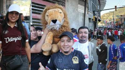 Olimpia y Marathón fueron los protagonistas de la final del torneo Apertura 2025: desde tempranas horas se vivió el ambientazo en Tegucigalpa.