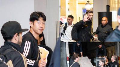 Los Angeles FC llega a Honduras con sus estrellas: el gesto de Heung-min Son