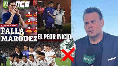 Así reaccionó la prensa mexicana tras <b><a rel=noopener noreferrer href=https://www.laprensa.hn/deportes/mexico-sufre-otra-dura-derrota-ante-chile-rafa-marquez-sigue-dejando-dudas-amistoso-JF32265149 target=_blank>la nueva derrota de México (0-2) contra Chile</a></b> en una Fecha FIFA desastrosa para el inicio de Rafa Márquez. David Faitelson no se guardó nada y atizó con dureza.