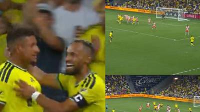 Bryan Acosta fue el autor del tercer gol en la goleada del Nashville sobre el Cincinnati.