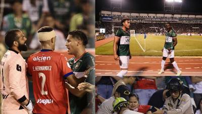 Las imágenes del partido de ida de la final del Torneo Apertura 2025-26 entre Marathón y Olimpia en el estadio Olímpico Metropolitano de San Pedro Sula.