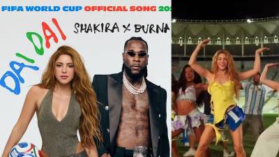 Shakira participa con el cantante nigeriano Burna Boy en la canción del Mundial United 2026.