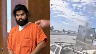 Un tribunal de California condenó a un camionero indocumentado por un accidente múltiple que dejó tres muertos y cuatro heridos en octubre de 2025.