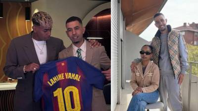 Mounir Nasraoui, el padre de Lamine Yamal, anunció su compromiso matrimonial con una joven de 23 años y todos se preguntan: ¿quién es la novia y ahora madrastra del futbolista del Barcelona?