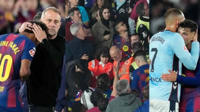 Barcelona venció por la mínima al Celta de Vigo, pero sufrió un momento agridulce: Lamine Yamal se lesionó y un aficionado protagonizó un tenso momento.