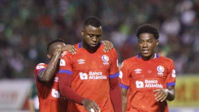 Yustin Arboleda fue el anotador del segundo gol del Olimpia ante Marathón en la final de ida del Apertura 2025.