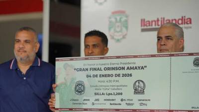 La directiva del Marathón presentó la boletería para el partido de ida de la final contra el Olimpia.