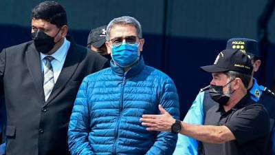 Juan Orlando Hernández, expresidente de Honduras.