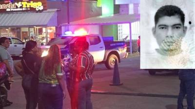 El cuerpo de José Euceda Quintanilla quedó inerte en el estacionamiento de la plaza comercial en el sector de la Satélite, San Pedro Sula, al norte de Honduras.