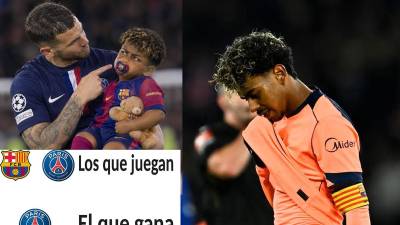 Estos son los divertidos memes que dejó la dura derrota del Barcelona (4-2) contra el París Saint Germain (PSG) en la UEFA Champions League. Lamine Yamal sufre las burlas.