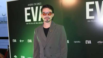 William Reyes, director de Eva, durante la premier de su ópera prima en Tegucigalpa.