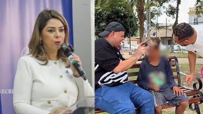 <b>La designada presidencial María Antonieta Mejía reaccionó con dureza ante el video protagonizado por dos populares tiktokers hondureños, quienes expusieron en redes sociales a un niño en situación de calle mientras le rapaban el pelo a cambio de 500 lempiras.</b>