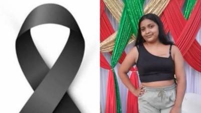 Foto en vida de Luz Marina Méndez, la joven que murió en un accidente en la 33 calle de San Pedro Sula.