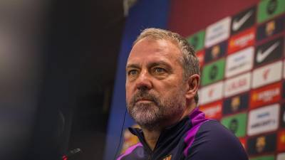 Hansi Flick compareció en rueda de prensa en la previa del partido del Barcelona contra el Villarreal.