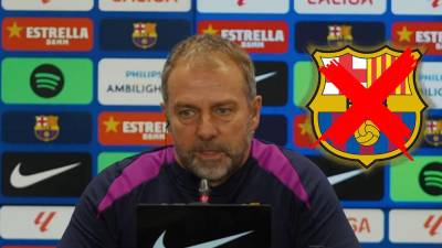 Hansi Flick se mostró frustrado por la posible salida de uno de los canteranos del Barcelona.