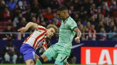 Kervin Arriaga se dio el lujo este sábado 8 de noviembre de enfrentarse al Atlético de Madrid por la Liga de España.