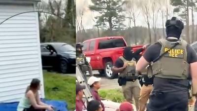 Esta historia se remonta al lunes 23 de marzo de 2026 cuando agente de ICE llegaron a un domicilio en Cambridge, Maryland, y detuvieron a seis de diez migrantes que trabajaban en el techo de una vivienda.