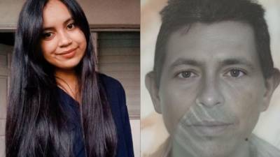 Fotos en vida de Melissa Vázquez Flores y Alejandro Higinio Rodríguez, las dos víctimas mortales de um ataque al interior de un bus de la ruta Tegucigalpa-Güinope.