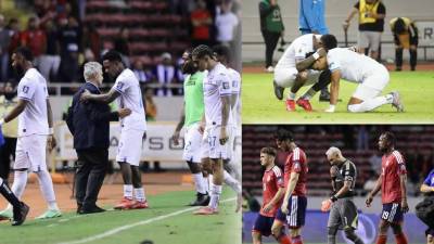 Las dolorosas imágenes de la eliminación de Honduras del Mundial 2026 tras empatar 0-0 contra Costa Rica que también quedó fuera en la última jornada de la eliminatoria de la Concacaf.