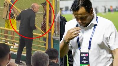 Real España arde en llamas tras la humillante derrota que sufrió contra Los Angeles FC. Expresidente del club aurinegro fue a encarar al técnico Jeaustin Campos y se desató la polémica.