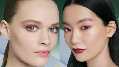 Las propuestas concentran la atención en una parte del rostro para huir del efecto recargado. El “glacial look” se inspira en tonalidades frías y brillantes para adaptarlas al maquillaje.