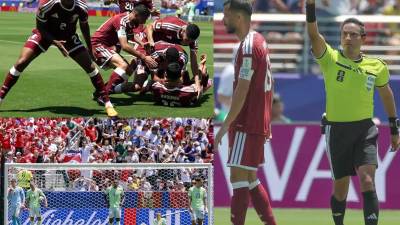 Las imágenes el histórico partido del Mundial 2026 que pitó el árbitro hondureño Saíd Martínez, protagonista del Qatar 1-1 Suiza por el Grupo B.
