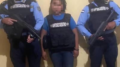 Rescatan sana y salva a joven secuestrada en La Paz; exigían L300,000 de rescate