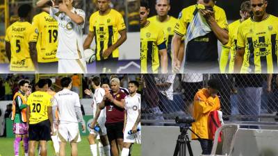 Las imágenes de la humillante goleada que sufrió el Real España (1-6) contra Los Angeles FC en la ida de la primera ronda de la Concacaf Champions Cup, en el estadio Morazán.