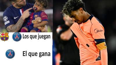 Estos son los divertidos memes que dejó la dura derrota del Barcelona (4-2) contra el PSG en la Champions League. Lamine Yamal sufre las burlas.