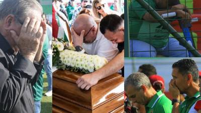 El presidente Orinson Amaya tuvo la mañana de este miércoles un sentido homenaje en el estadio del Marathón.