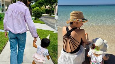 La periodista hondureña Maity Interiano enterneció las redes sociales al compartir unas lindas postales para celebrar el cumpleaños número dos de su primogénita, Nour.