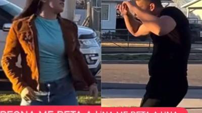 Una campeona nacional de artes marciales aseguraba que ella podía ganarle a un hombre en un combate, pero todo le salió mal y ahora su derrota circula en las redes sociales en varios videos que se han viralizado.