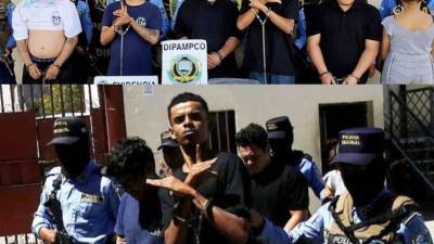 La Dirección Policial Anti Maras y Pandillas Contra el Crimen Organizado (DIPAMPCO) capturó a ocho integrantes de la Pandilla 18 durante dos operaciones realizadas en el municipio de San Buenaventura, al sur de Tegucigalpa.